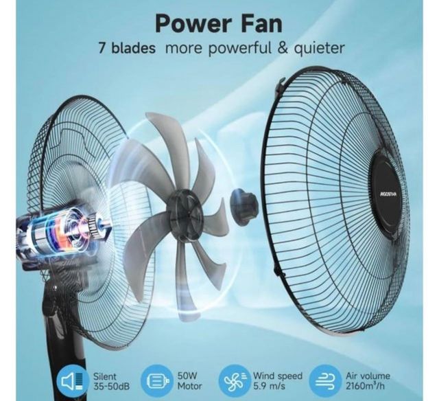 Aigostar DAVE - Ventilador de pie