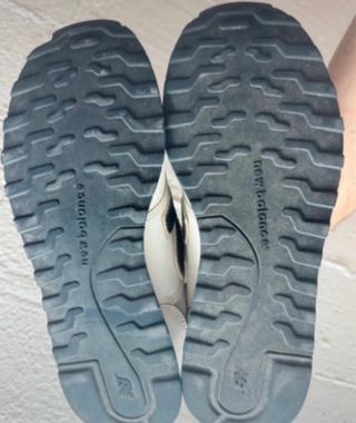 New Balance 500 - Scarpe sportive bianche e blu