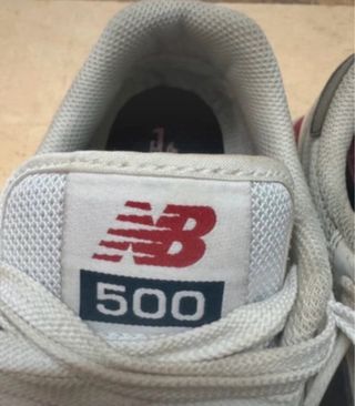 New Balance 500 - Scarpe sportive bianche e blu