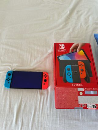 Nintendo Switch OLED - Azul/Rojo