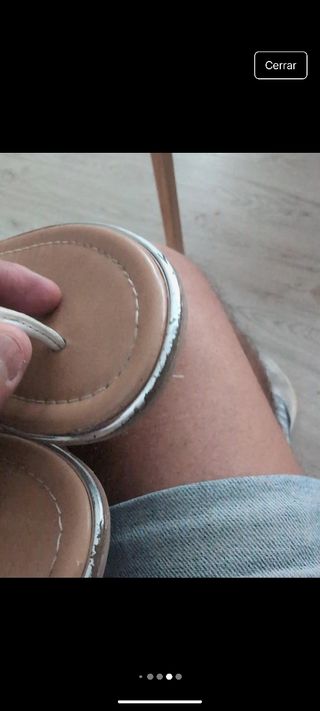 Sandalias planas mujer blancas