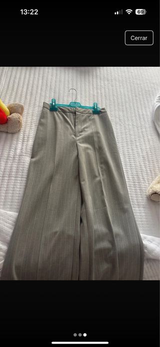 Pantalones Stradivarius grises M