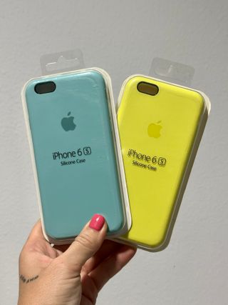 2 Fundas iPhone 6/6s Silicona