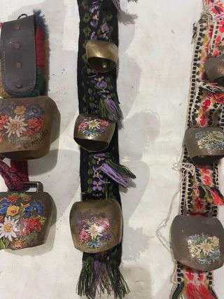 Campane mucca vintage 3pz