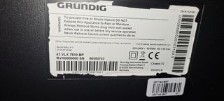 TV Grundig 43 " 4K UHD - Smart TV