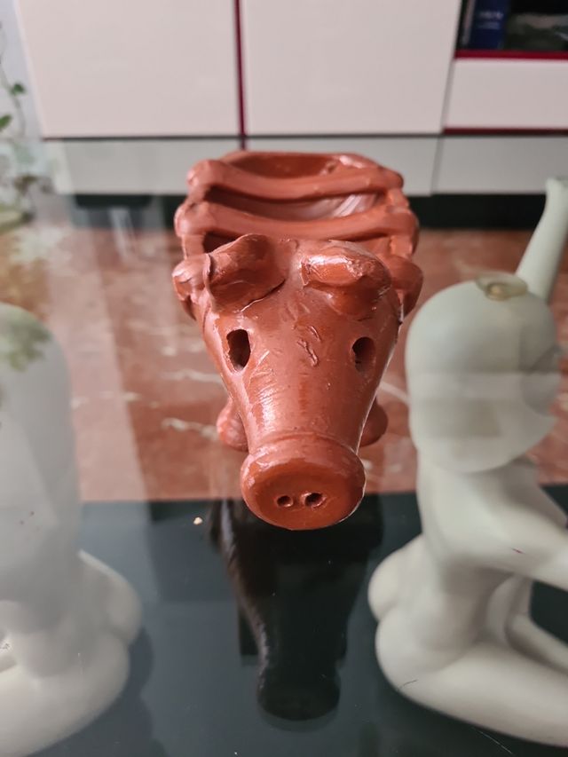 Cerdo barro - Macetero