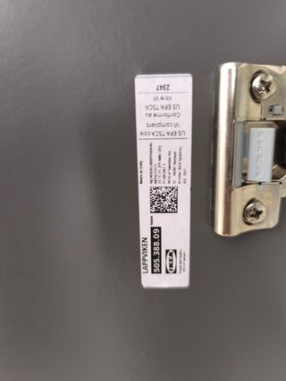 Puerta Ikea armario Besta Lappviken Gris