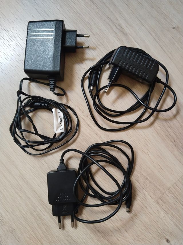 3 Adaptadores Corriente