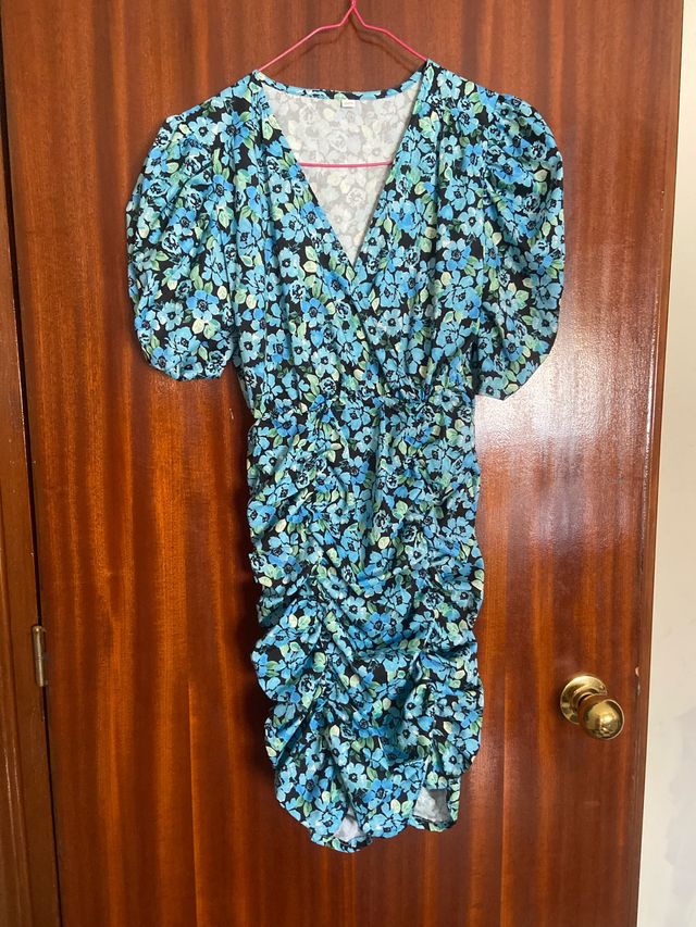 Vestido Shein estampado flores - M