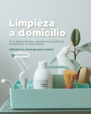 Limpieza a domicilio