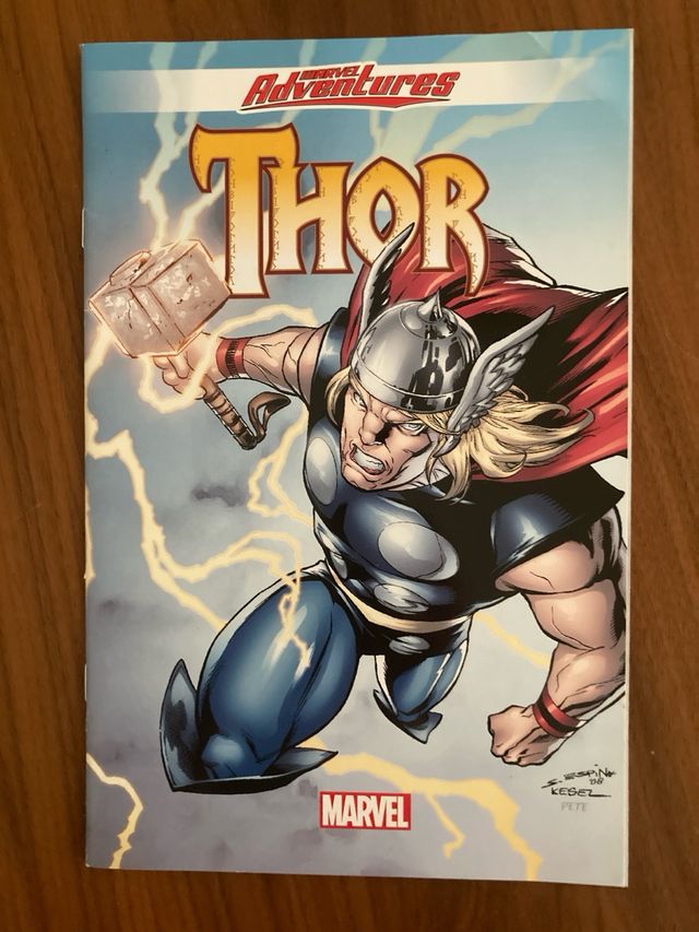 Spiderman, Un Gran Poder ...
Thor, El dios del tru