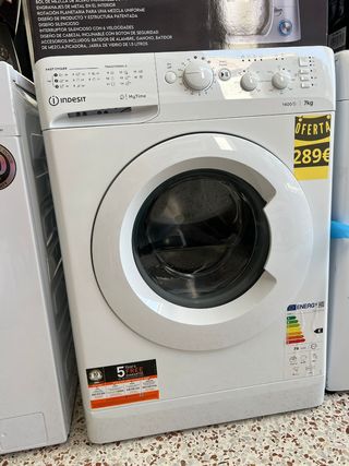 Lavadora Indesit 7kg - ¡Como nueva!