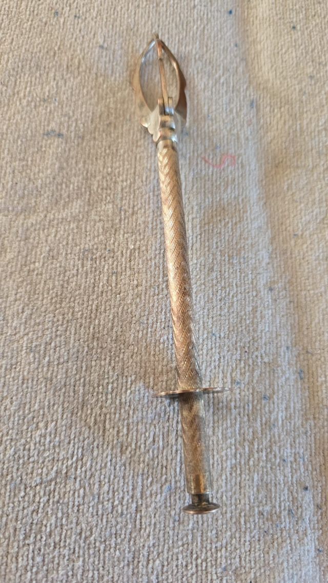 Pinze per ghiaccio in metallo vintage