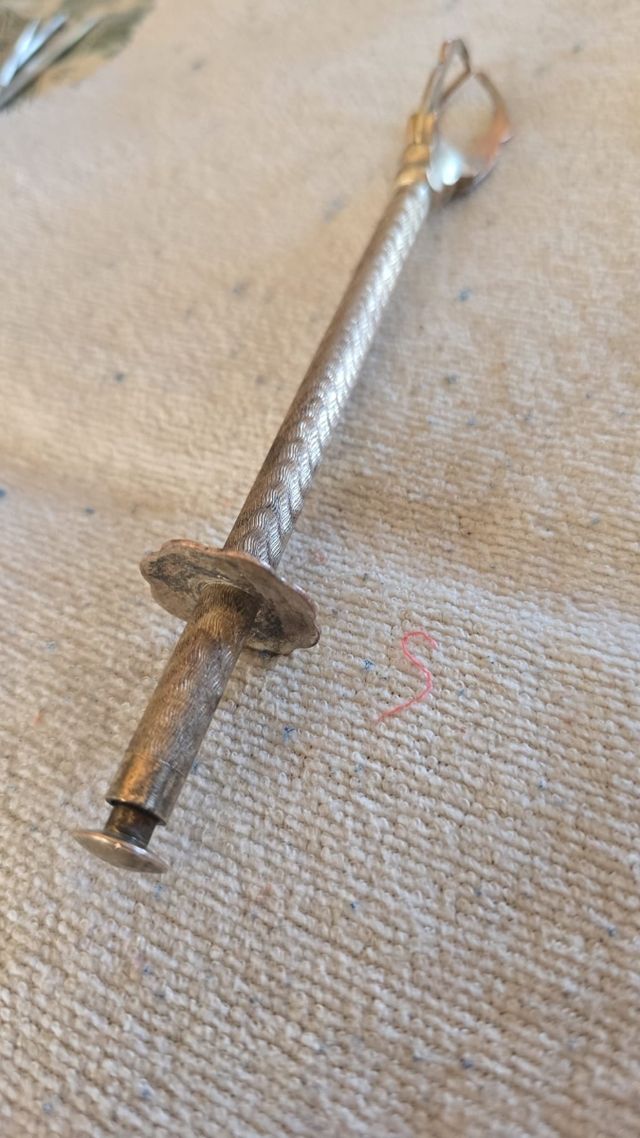 Pinze per ghiaccio in metallo vintage