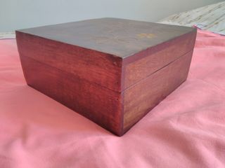 Caja madera tallada - Decorativa