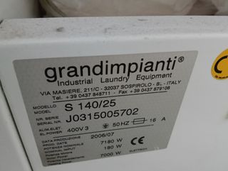 Calandra Planchado Profesional grandimpianti