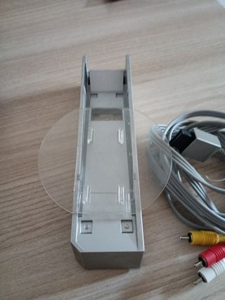 Base + Cable + adaptador euroconector Wii Nintendo