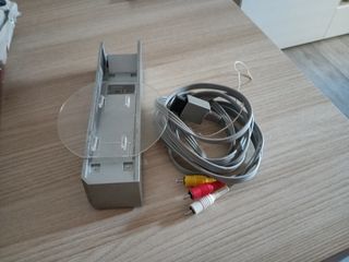 Base + Cable + adaptador euroconector Wii Nintendo