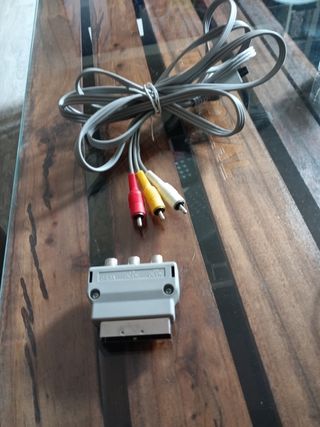 Base + Cable + adaptador euroconector Wii Nintendo