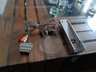 Base + Cable + adaptador euroconector Wii Nintendo