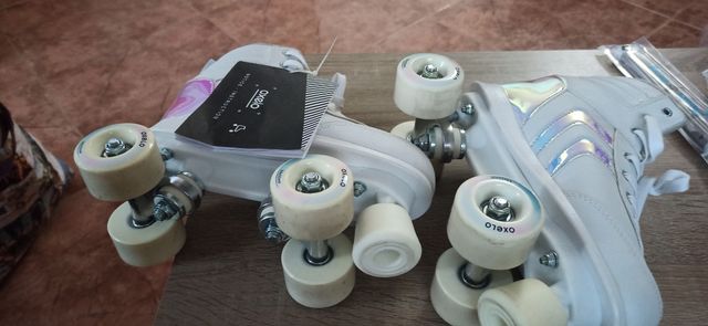 Patines Oxelo 4 ruedas - Blancos