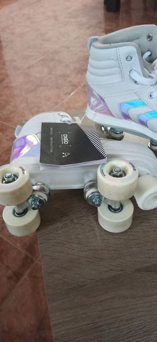 Patines Oxelo 4 ruedas - Blancos