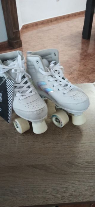 Patines Oxelo 4 ruedas - Blancos