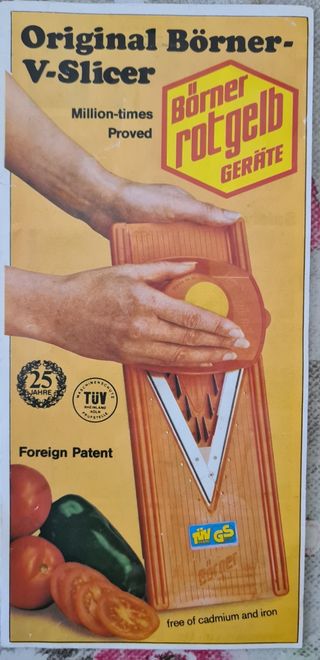 Grattuggia Bömer rot gelb - Lame 7mm