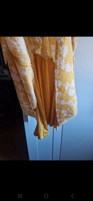 Vestido flores verano talla S