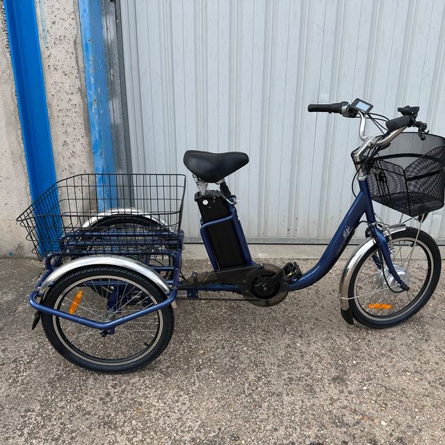 Triciclo eléctrico azul Rodars