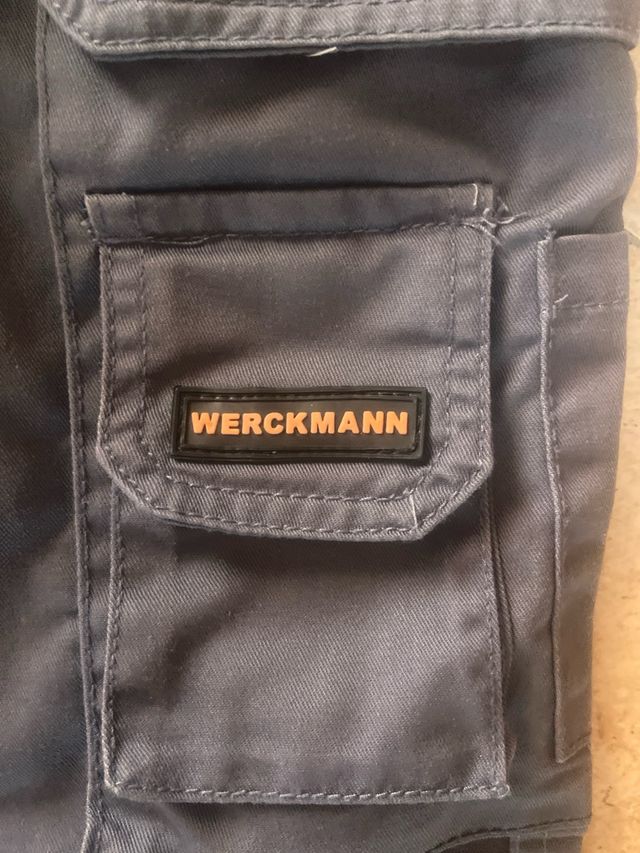 Pantalón trabajo gris Hombre