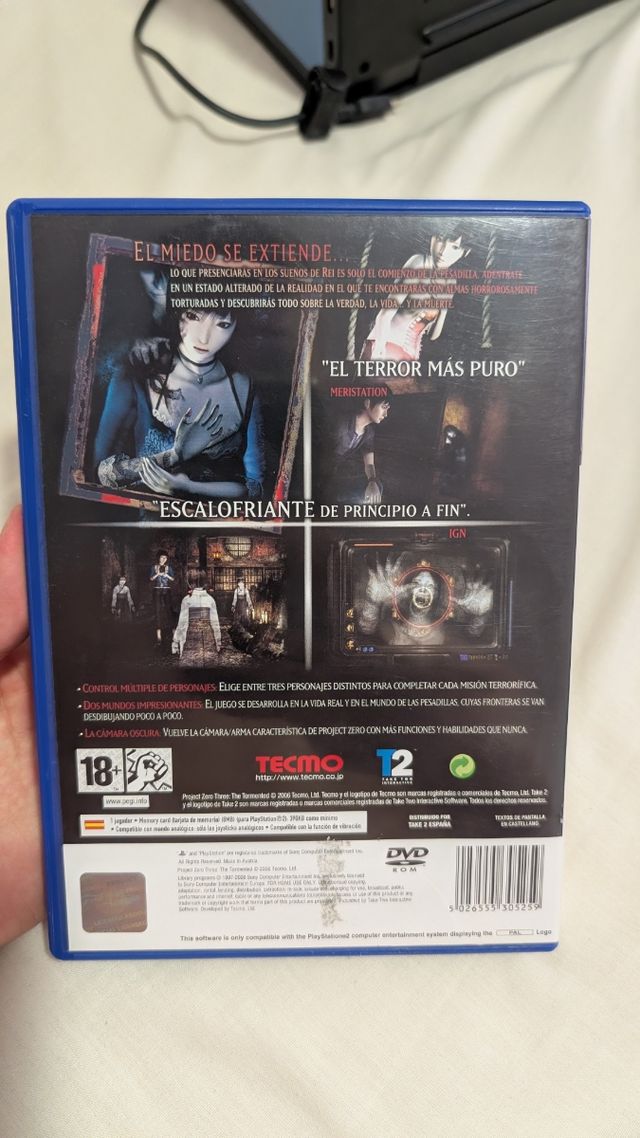 Project Zero 3 PS2 PAL - Terrorífico