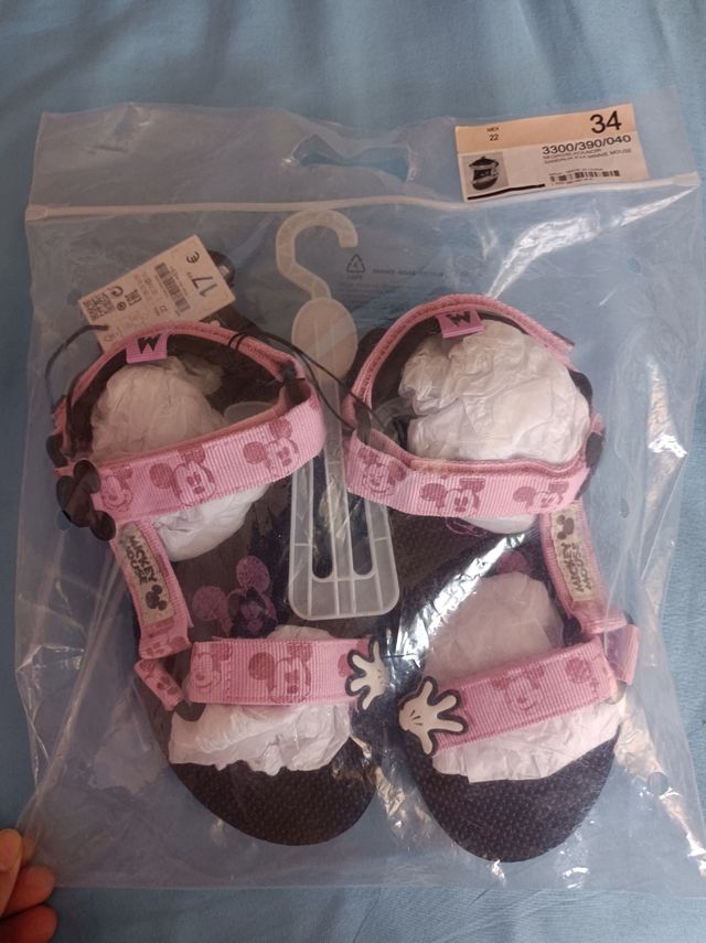 Sandalias Mickey Mouse niña talla 34