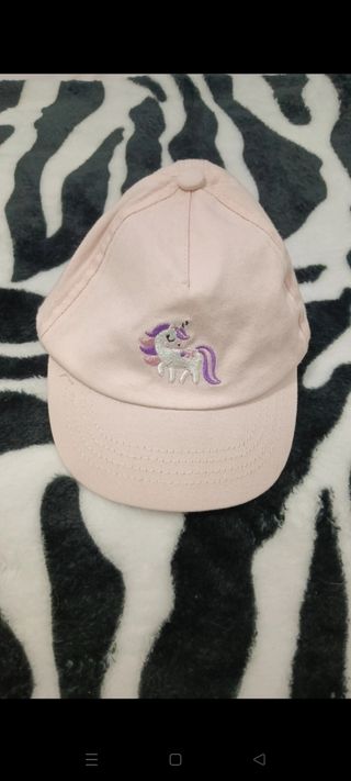 Cappellino unicorno bimba rosa