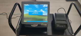 TV touch screen Toshiba + stampante Posiflex