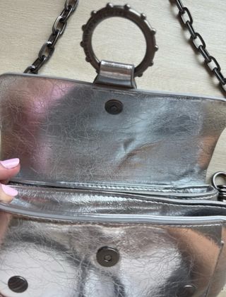 Kate Wallet Zadig plateado imit