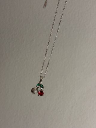 Collana in Silver con Ciliegina Zirconata