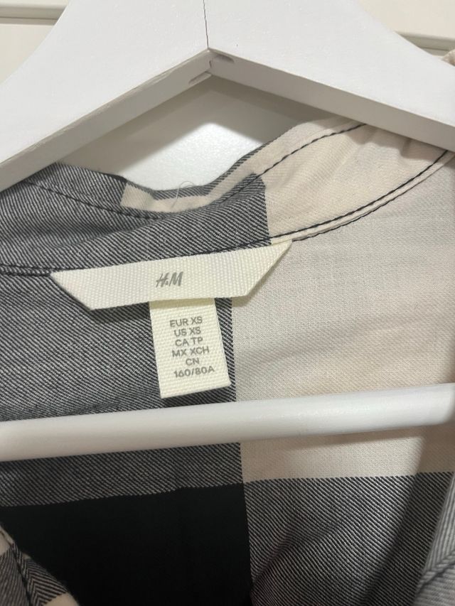 Camisa cuadros H&M XS