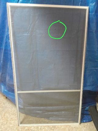 Mosquitera ventana corredera grande o puerta.