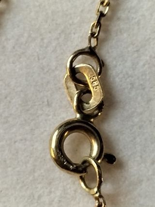 Collar Oro 14k -  Diamante
