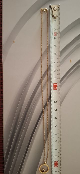 Collar Oro 14k -  Diamante