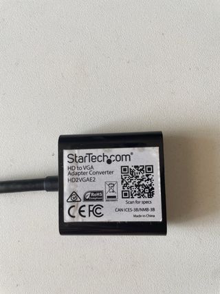 Adaptador StarTech HDMI a VGA HD2VGAE2