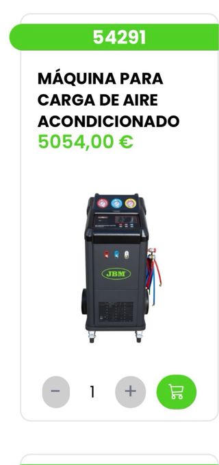 Máquina carga aire acondicionado JBM