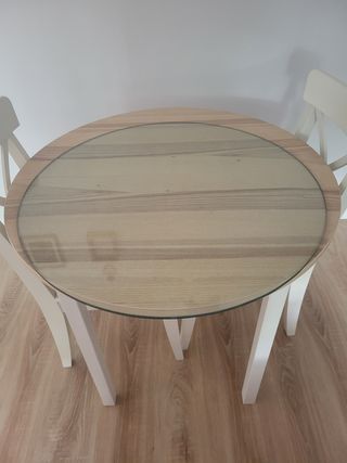 Cristal redondo para mesa de centro de salón
