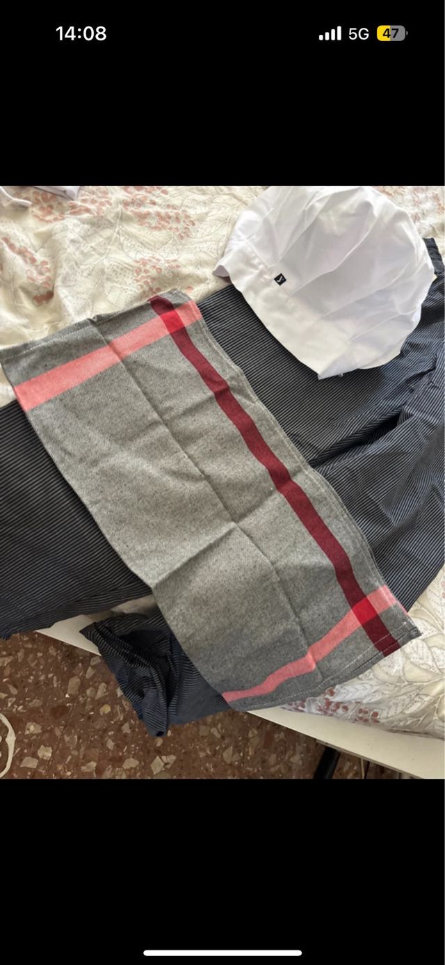 Uniforme cocinero nuevo