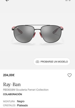 Gafas Ray-Ban Ferrari - Nuevas