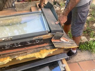 3 ventanas Velux usadas + premarcos