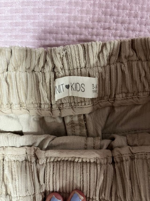 Falda pana NIT KIDS beige niña