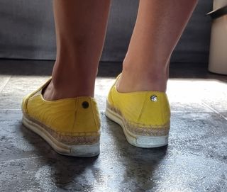 Mocasines amarillos Jimmy Choo - 38 