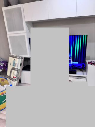 Armarios blancos comedor